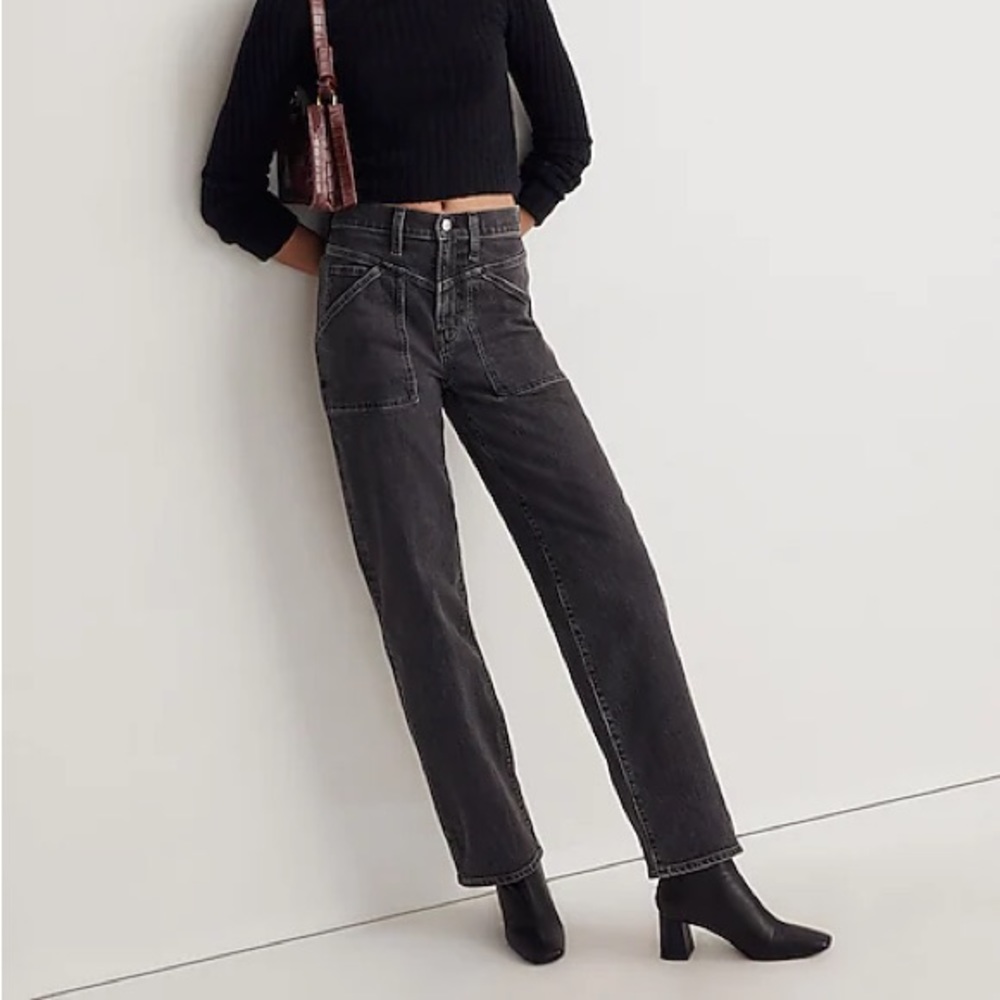 Perfect Vintage Wide Leg Jeans in Windhaven Wash